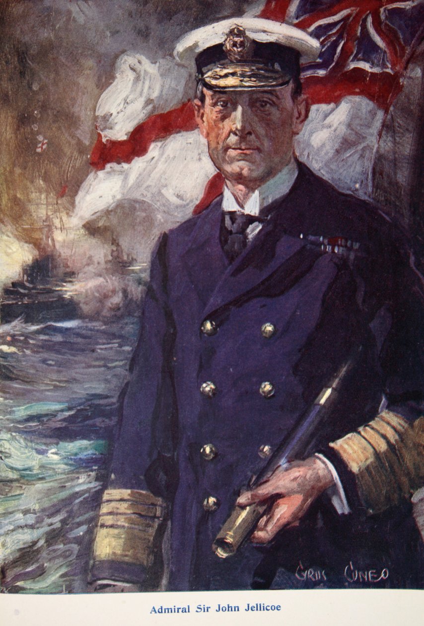 Admiral Sir John Jellicoe, illustrasjon fra 