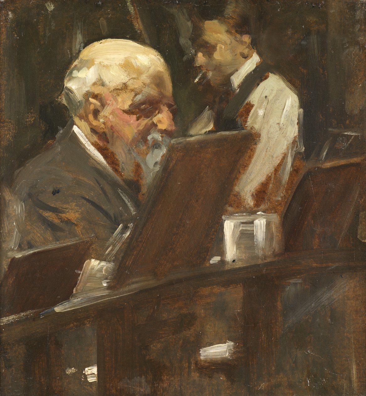 John Anster Fitzgerald, Fairy Painter, på Sketch Club av Cyrus Cuneo