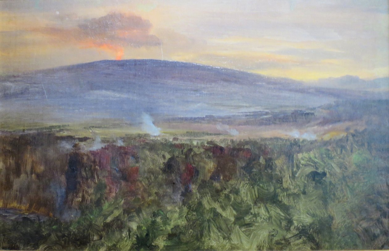 Kilauea -utbrudd av D. Howard Hitchcock