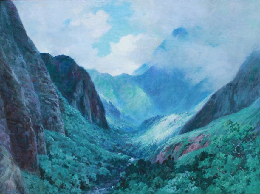 Iao Valley, Maui av D. Howard Hitchcock