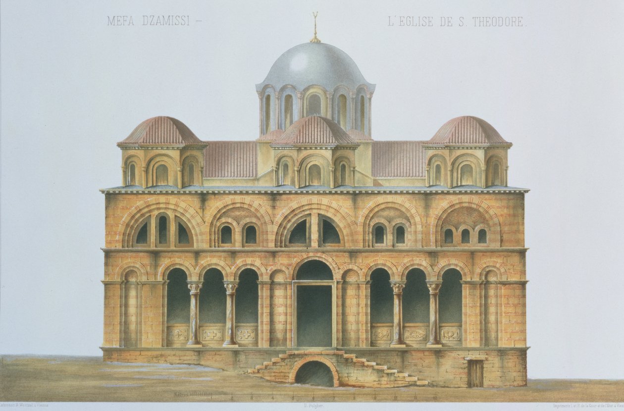 Fasade til Mefa Dzamissi, St. Theodore-kirken, fra 