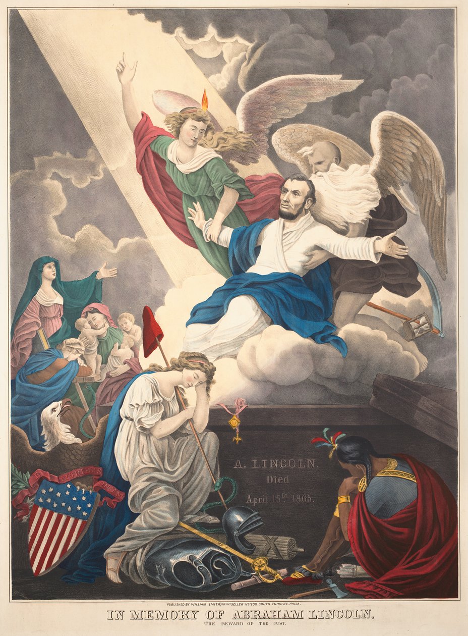 Til minne om Abraham Lincoln: The Reward of the Just, 1865 av D. T. Wiest