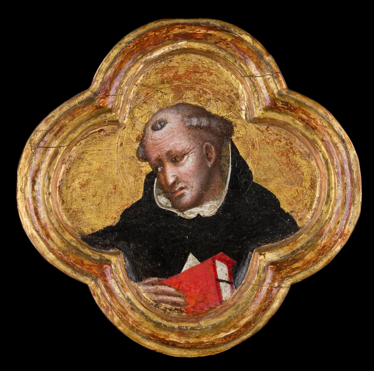 St. Thomas Aquinas (tempera på panel) av Dalmasio di Jacopo Scannabecchi Dalmasio di Jacopo Scannabecchi
