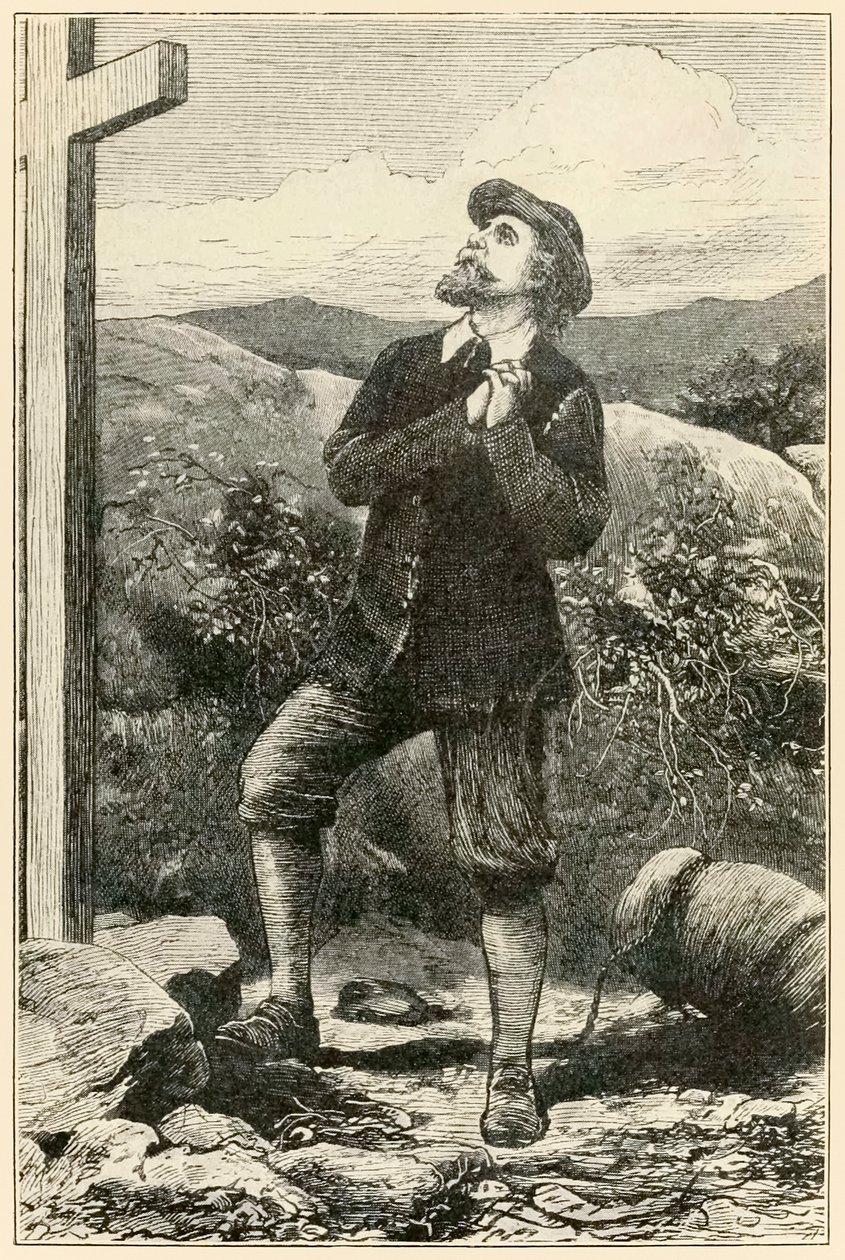 Christian before the cross" fra "The Pilgrim