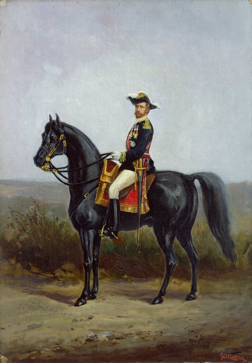 Ridesportrett av general George Ernest Boulanger (1837–91) av Daniel Alexander Williamson