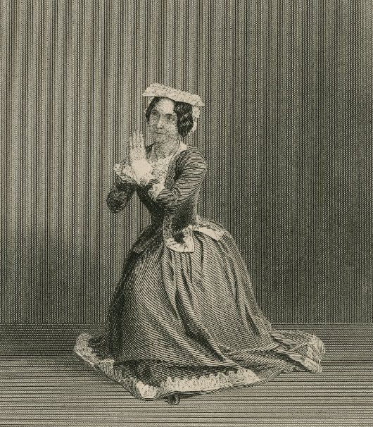 Frøken Catherine Hayes som Zerlina i Fra Diavolo ... [av Auber] [grafisk] av Daniel Auber
