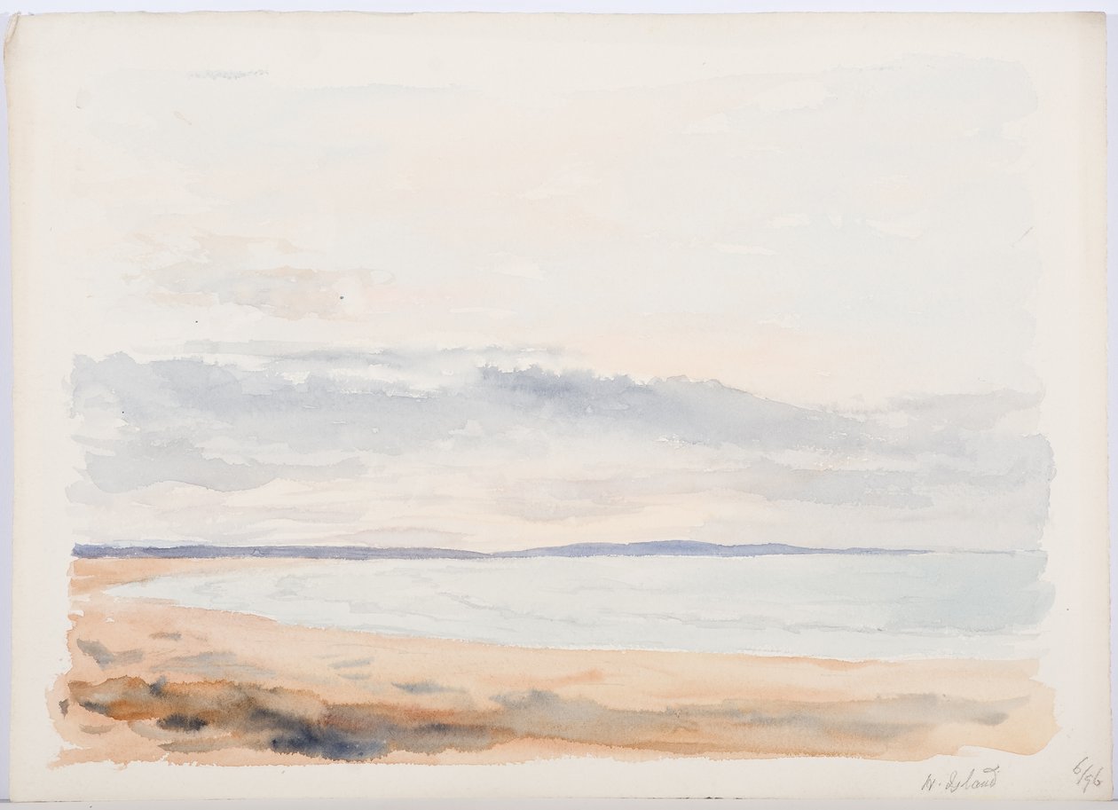 ca. 1916 (blyant og wc på papir) av Daniel Oliver