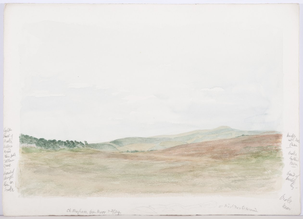 ca. 1916 (blyant og wc på papir) av Daniel Oliver