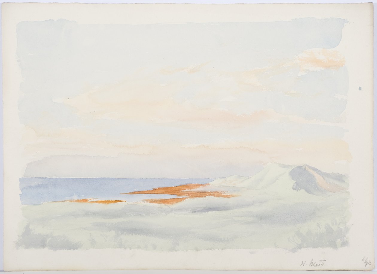 ca. 1916 (blyant og wc på papir) av Daniel Oliver