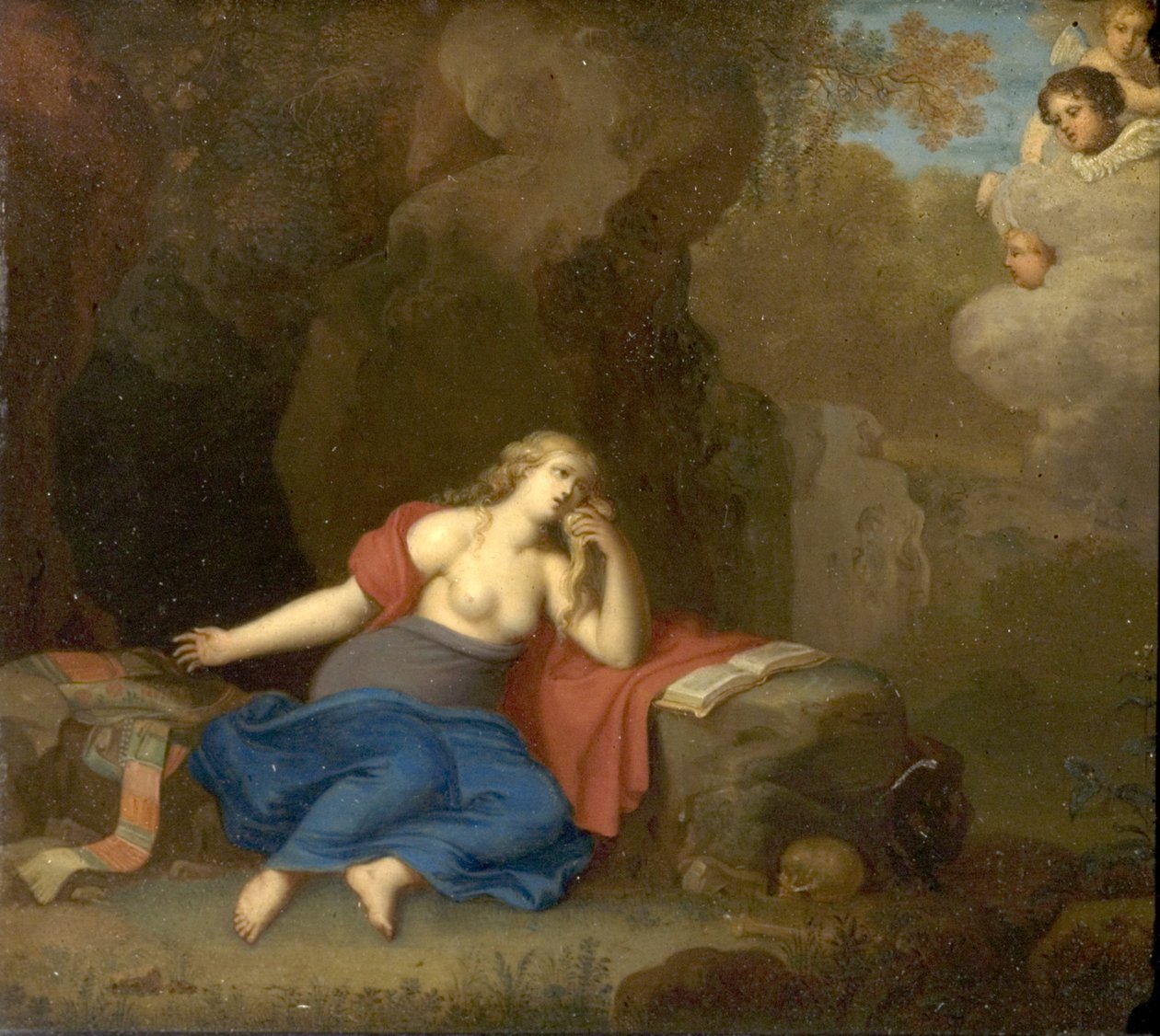 Den angrende Magdalene i et landskap av Daniel Vertangen