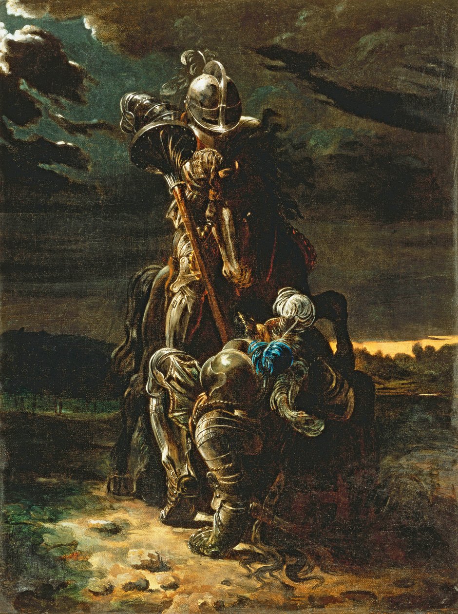 Og i den første karrieren de løp, falt Elfinknight Horse and Man