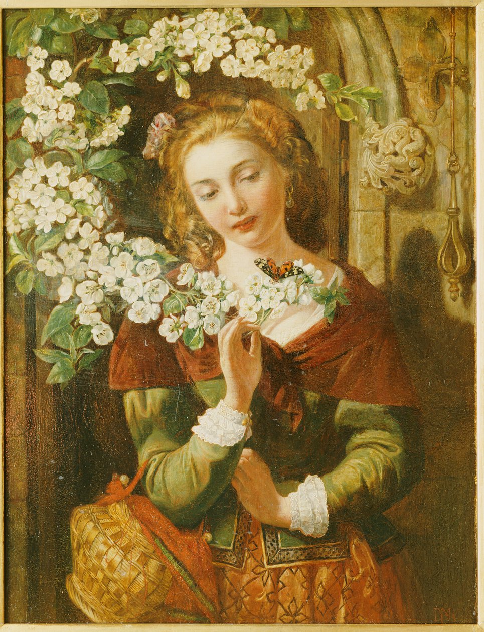 mai (olje på panel) av Daniel Maclise