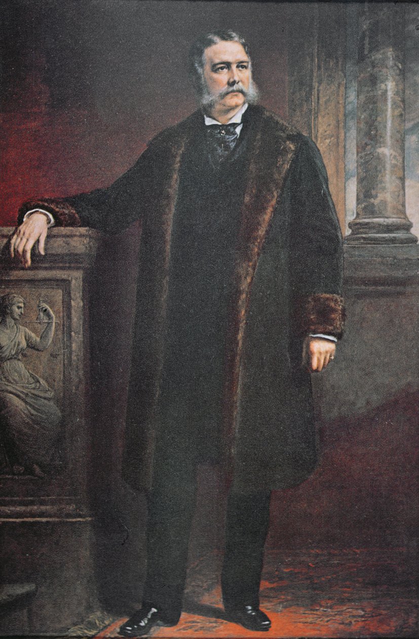 President Chester A. Arthur (litho i farger) av Daniel (after) Huntington