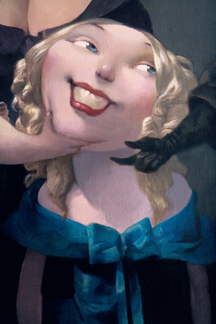 Forslaget, detalj, fra Bluebeard av Charles Perrault (1628-1703) av Daniel Cacouault