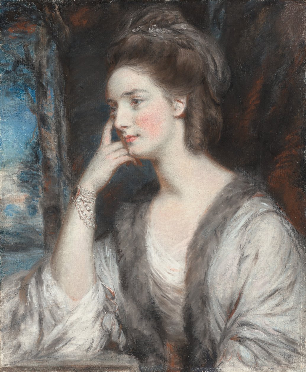 Charlotte, Lady Watkin Williams-Wynn av Daniel Gardner