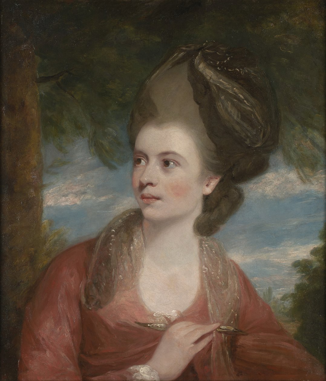 Portrett av Angelica Kauffmann, RA (1741–1807), maler av Daniel Gardner