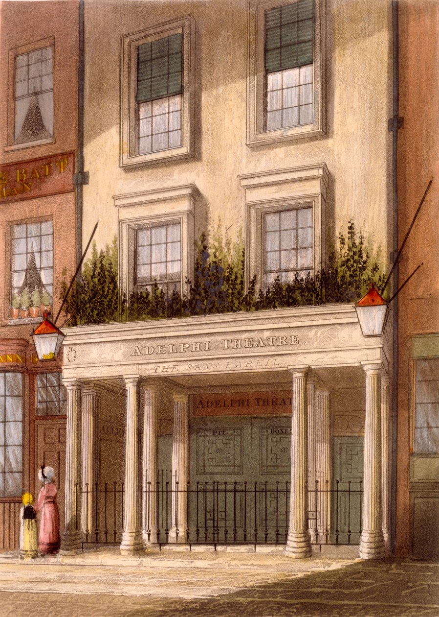 Sans Pareil Theatre, 1826 av Daniel Havell