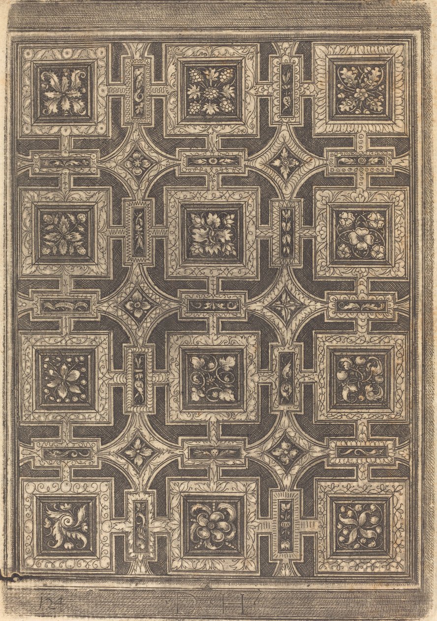 Ornamental Design for Coffered Ceiling av Daniel Hopfer