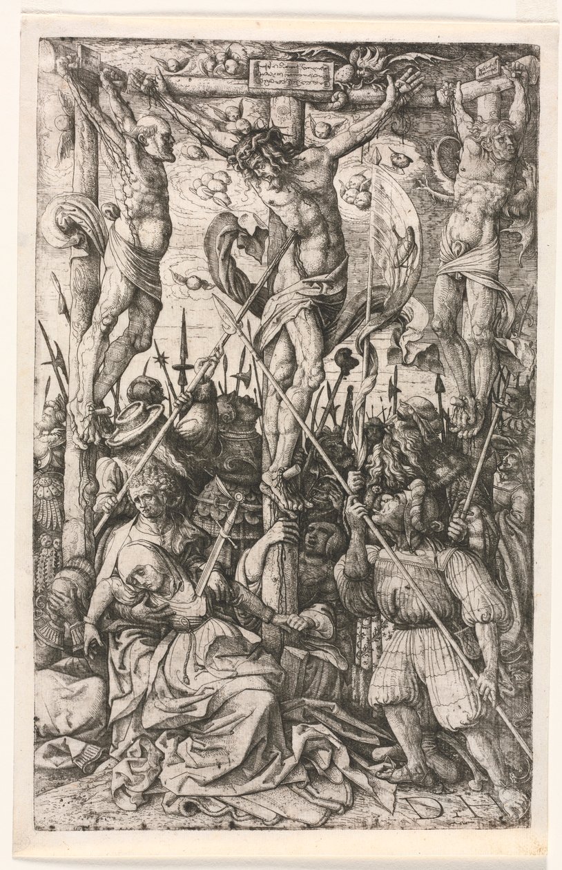 Golgata, ca. 1520. av Daniel Hopfer