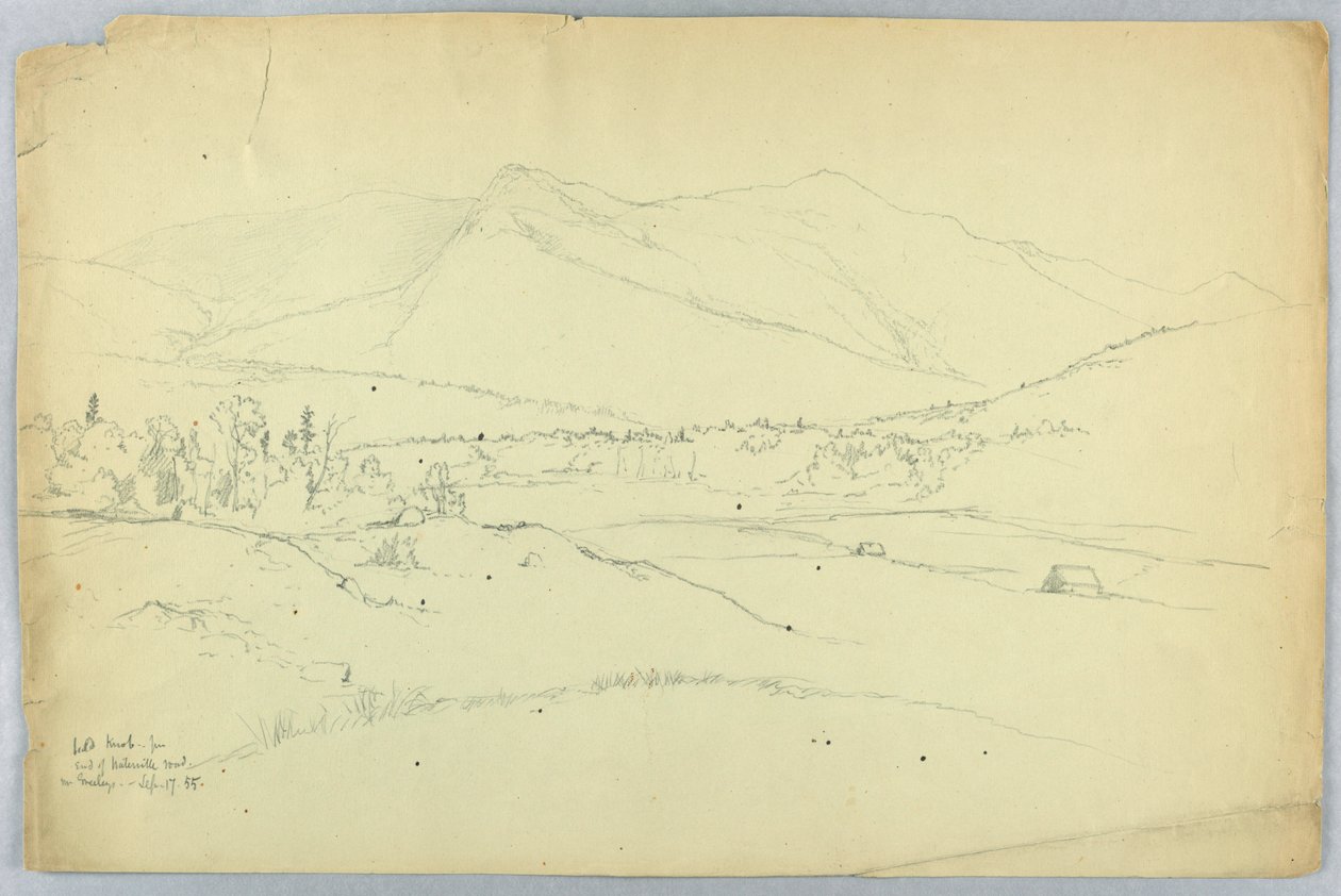 Bald Knob, fra enden av Waterville Road, Gurley