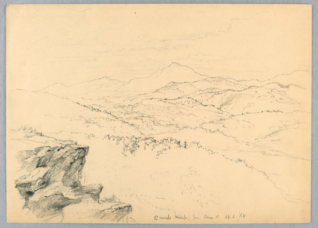 Camels Hump fra Stowe, Vermont av Daniel Huntington