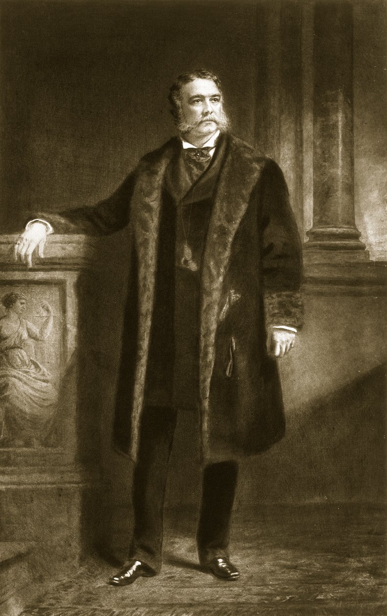 Chester A. Arthur, 21. president i USA, pub. 1901 (fotogravyr) av Daniel Huntington
