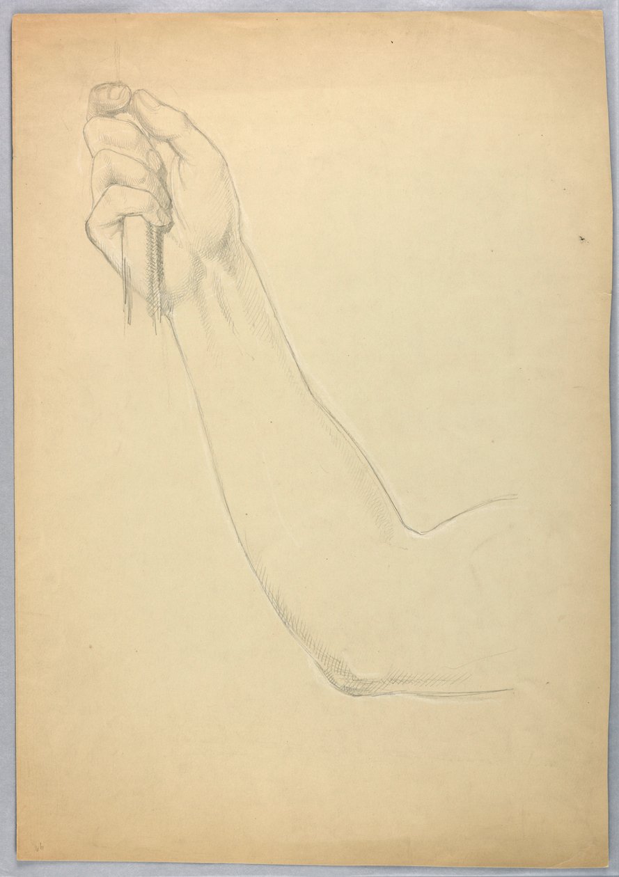 Tegning, studie for duplikat av «C», 1850 av Daniel Huntington