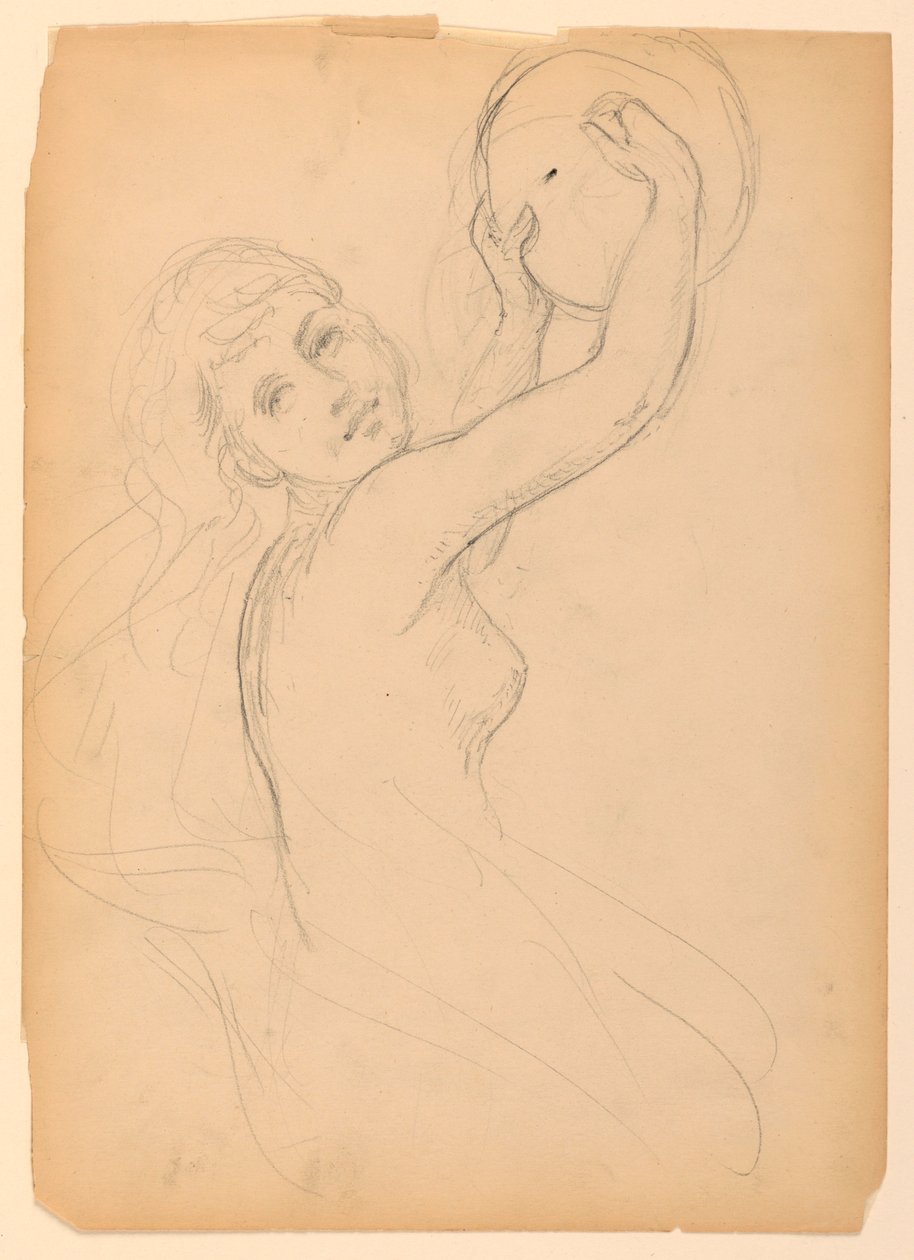 Tegning, studie for National Acc, 1887 av Daniel Huntington