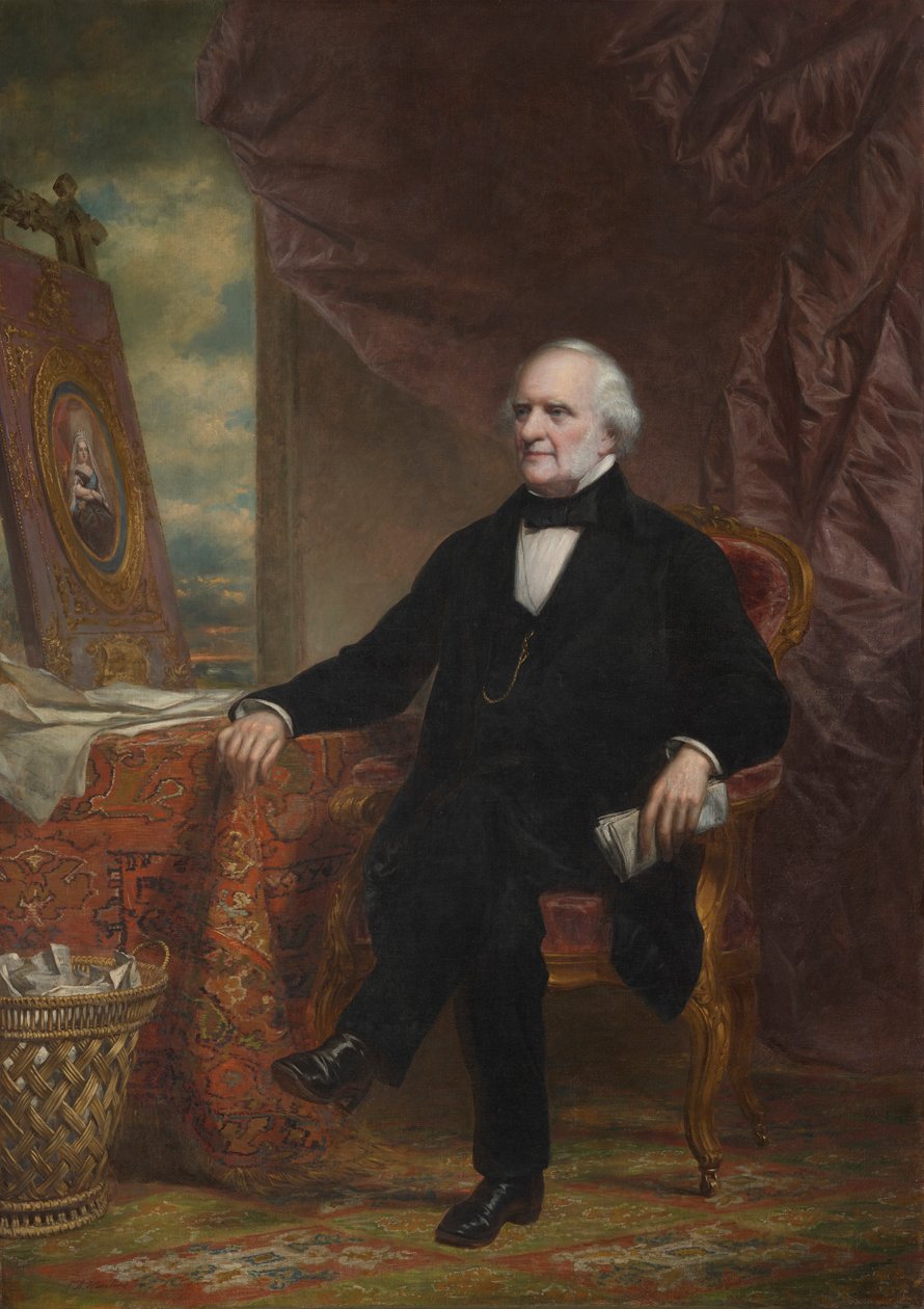 George Peabody (1795–1869) av Daniel Huntington