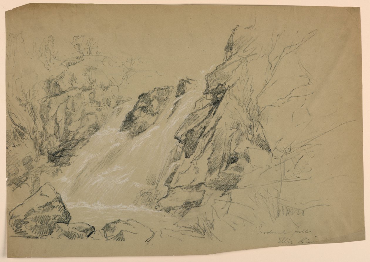 Goodrich Falls, Ellis River, New Hampshire av Daniel Huntington