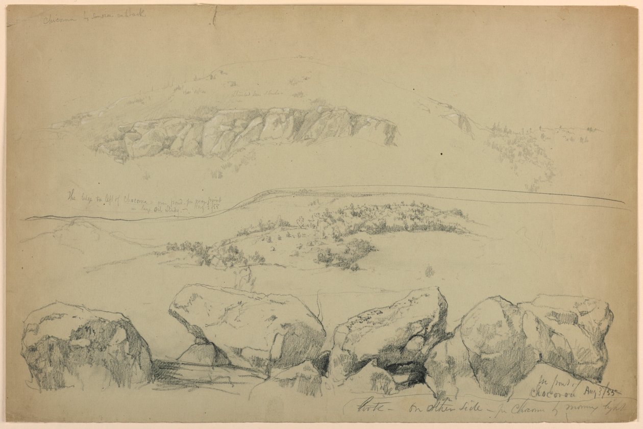 Foran Mount Chocorua, New Hampshire av Daniel Huntington