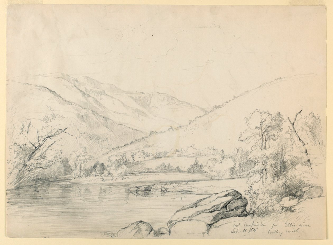 Mount Washington fra Ellis River, ser nordover av Daniel Huntington