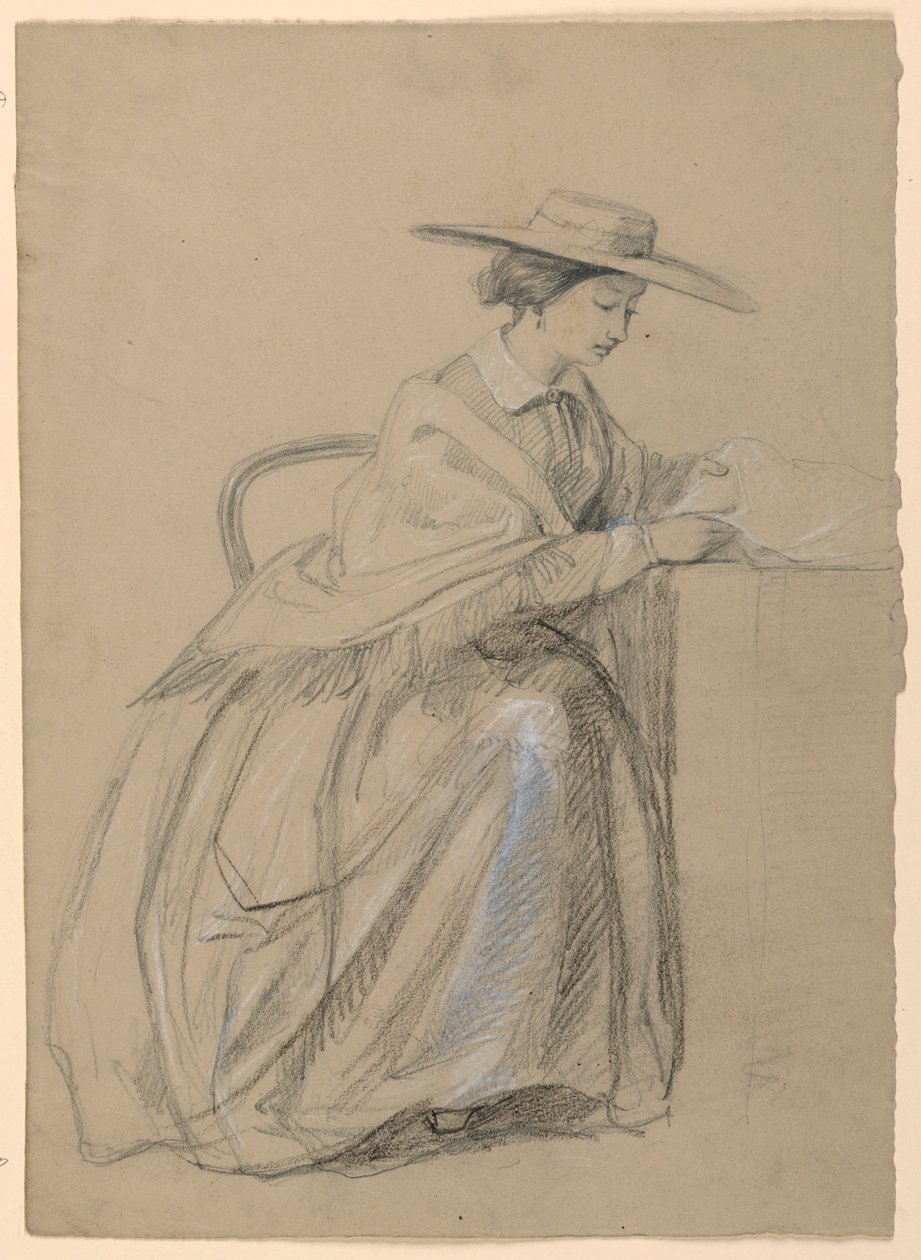 Mrs. Sheppard Gandy sittende av Daniel Huntington