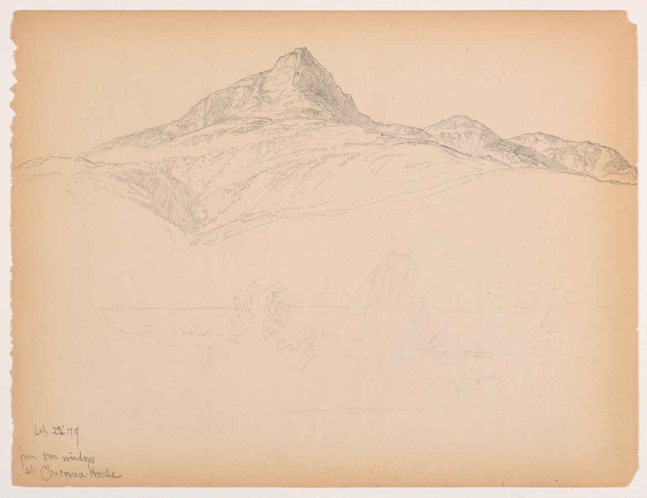 Mt. Chocorua fra Chocorua House av Daniel Huntington