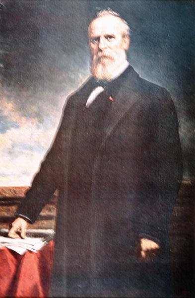 Rutherford B. Hayes (1822-93) (olje på lerret) av Daniel Huntington