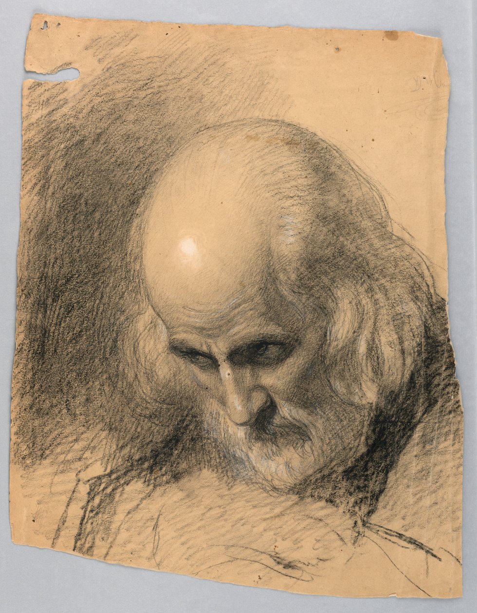 Studie for "A Lesson of Charity" av Daniel Huntington