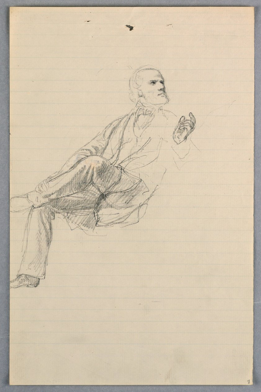 Studie for "Scientific Group" av Daniel Huntington