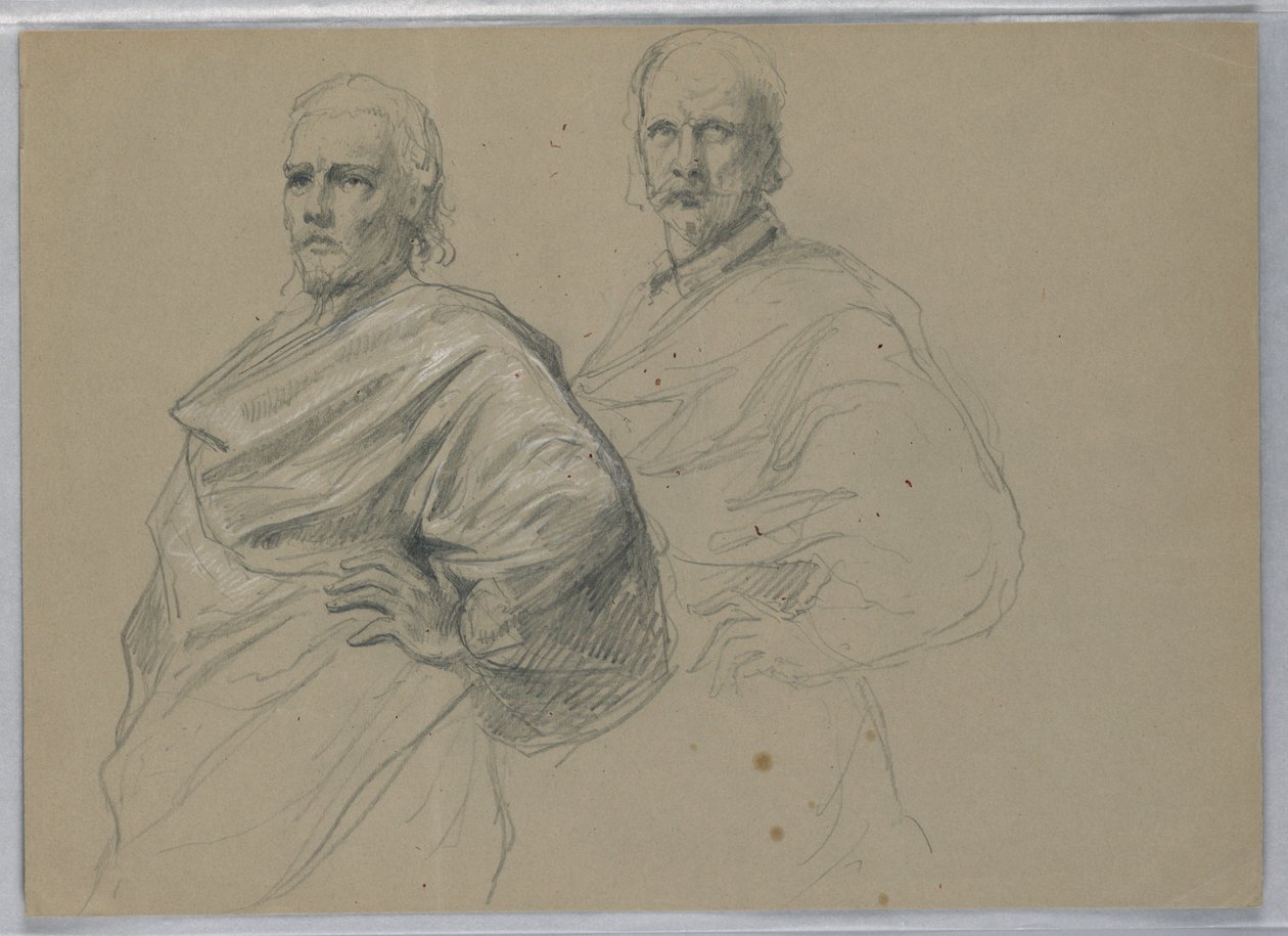 Studie for "Titian Showing av Daniel Huntington