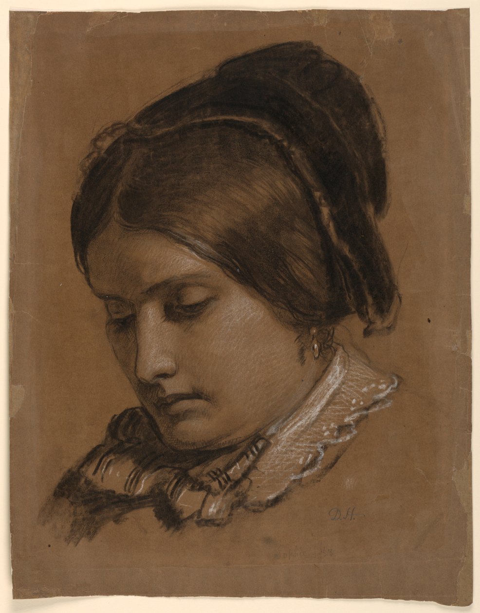 Kunstnerens kone Sophie av Daniel Huntington