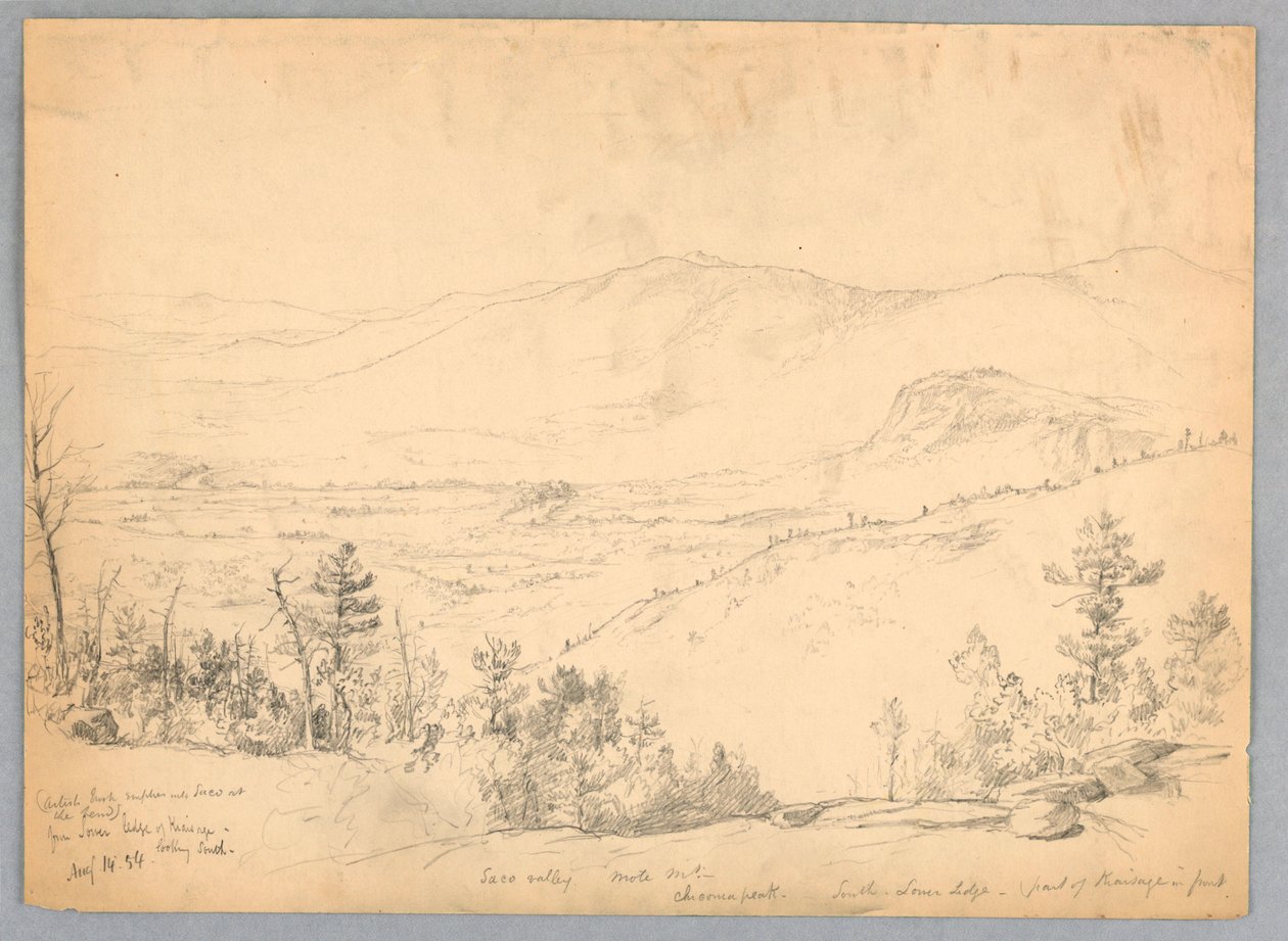 Utsikt Ser sørover fra Mt. Kearsarge, New Hampshire av Daniel Huntington
