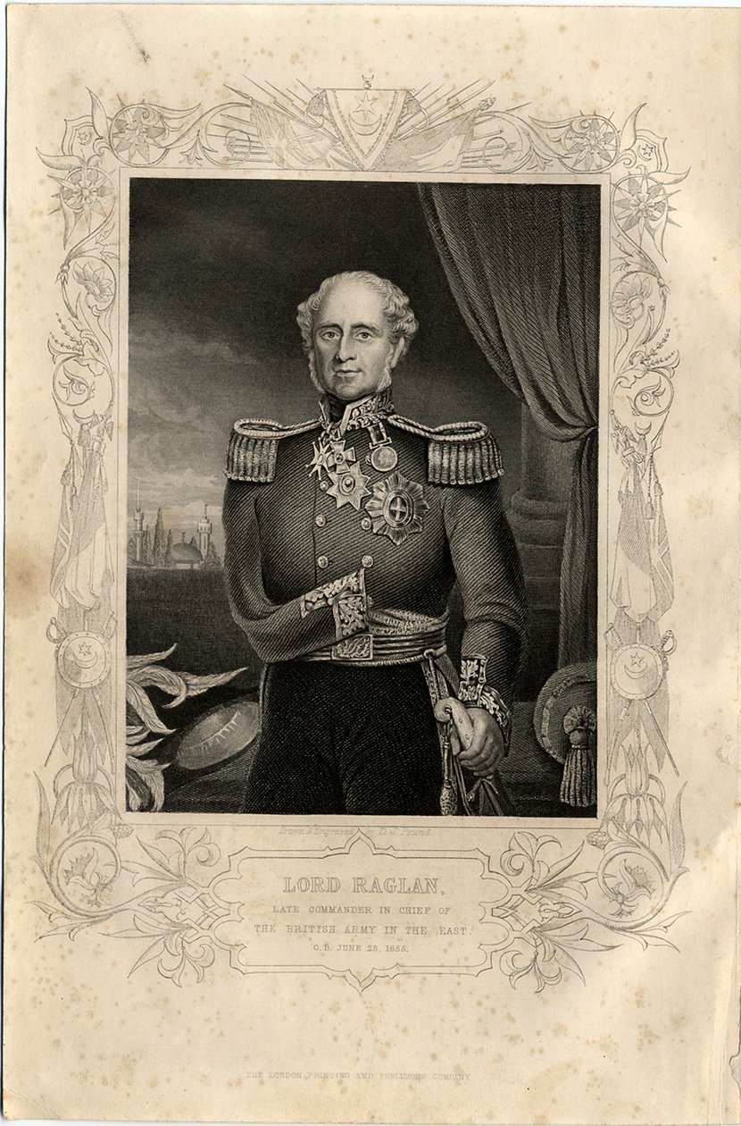 Portrett av Lord Raglan, 1856 av Daniel John Pound