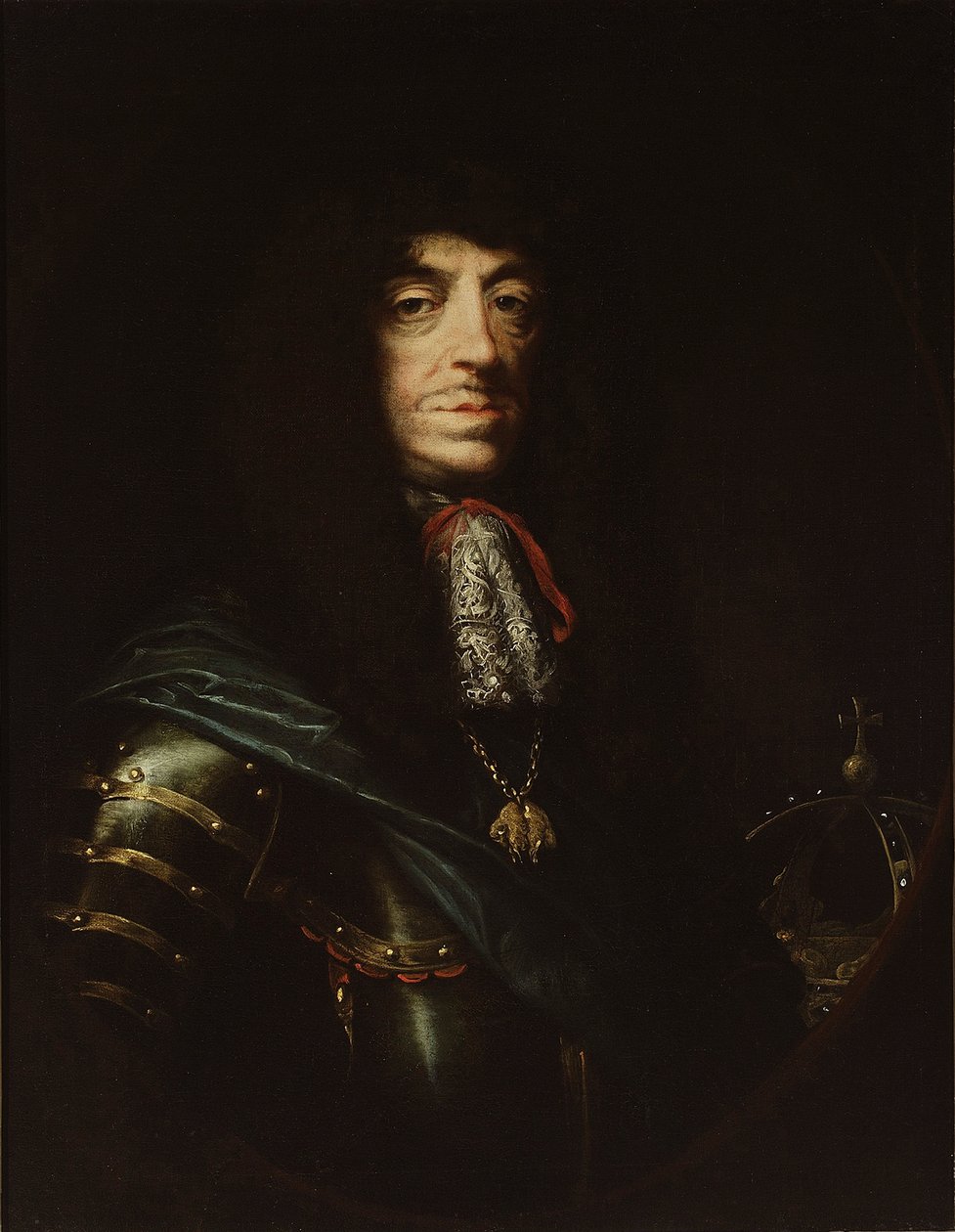 Jean II Casimir Vasa - Portrett av John II Casimir Vasa (1609-1672) av Schultz, Daniel, den yngre (1615-1683). Olje på lerret, størrelse: 90x71, ca 1661, Muzeum Narodowe, Warszawa av Daniel Jerzy Schultz