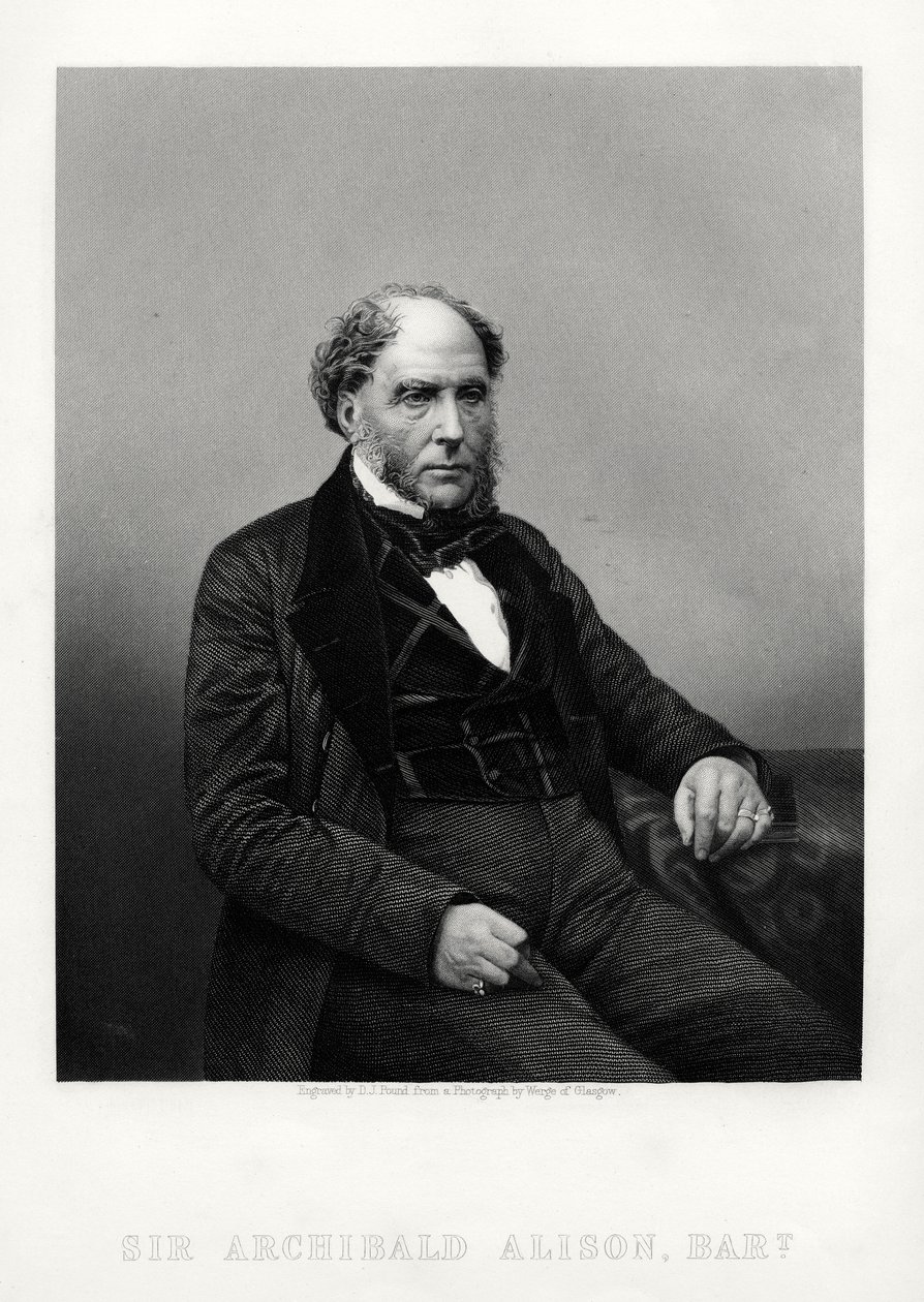 Archibald Alison , skotsk didaktisk og filosofisk forfatter, c1880 av Daniel John Pound
