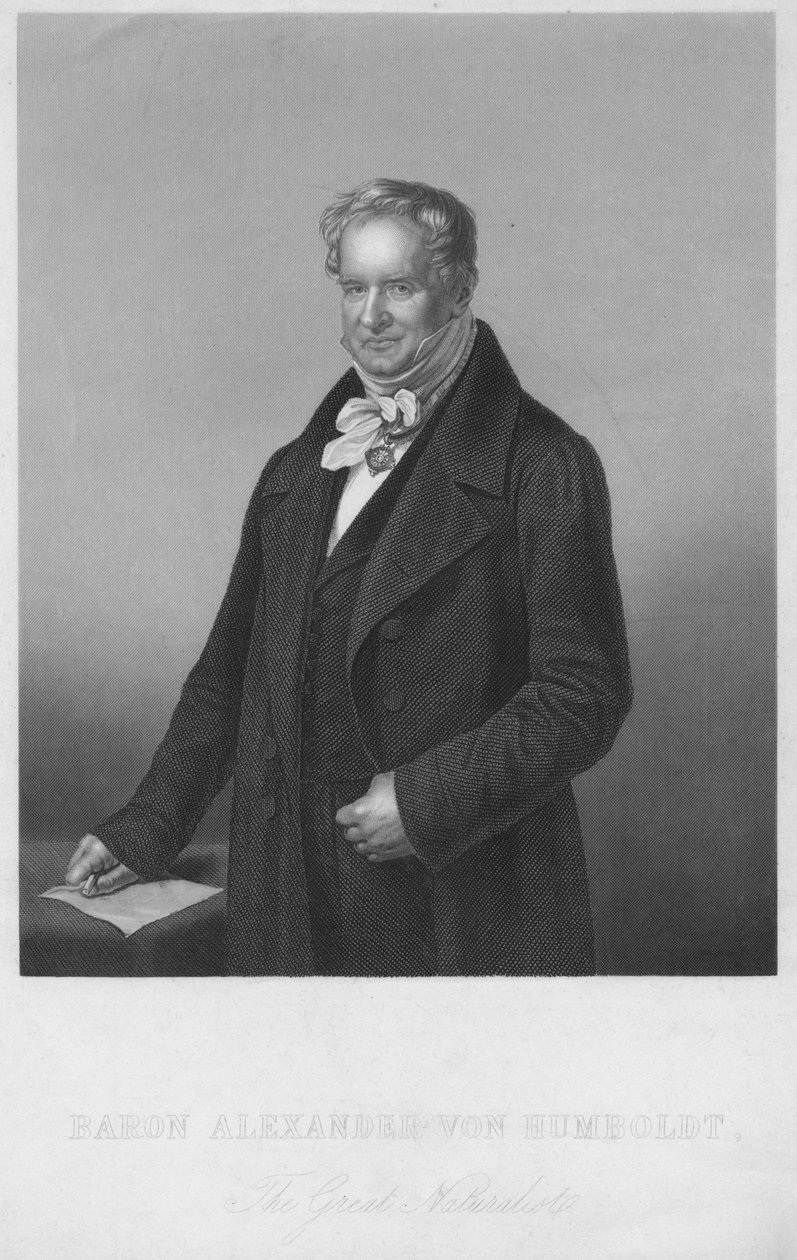 Baron Alexander Von Humboldt, Den store naturforskeren, 1850-årene. av Daniel John Pound