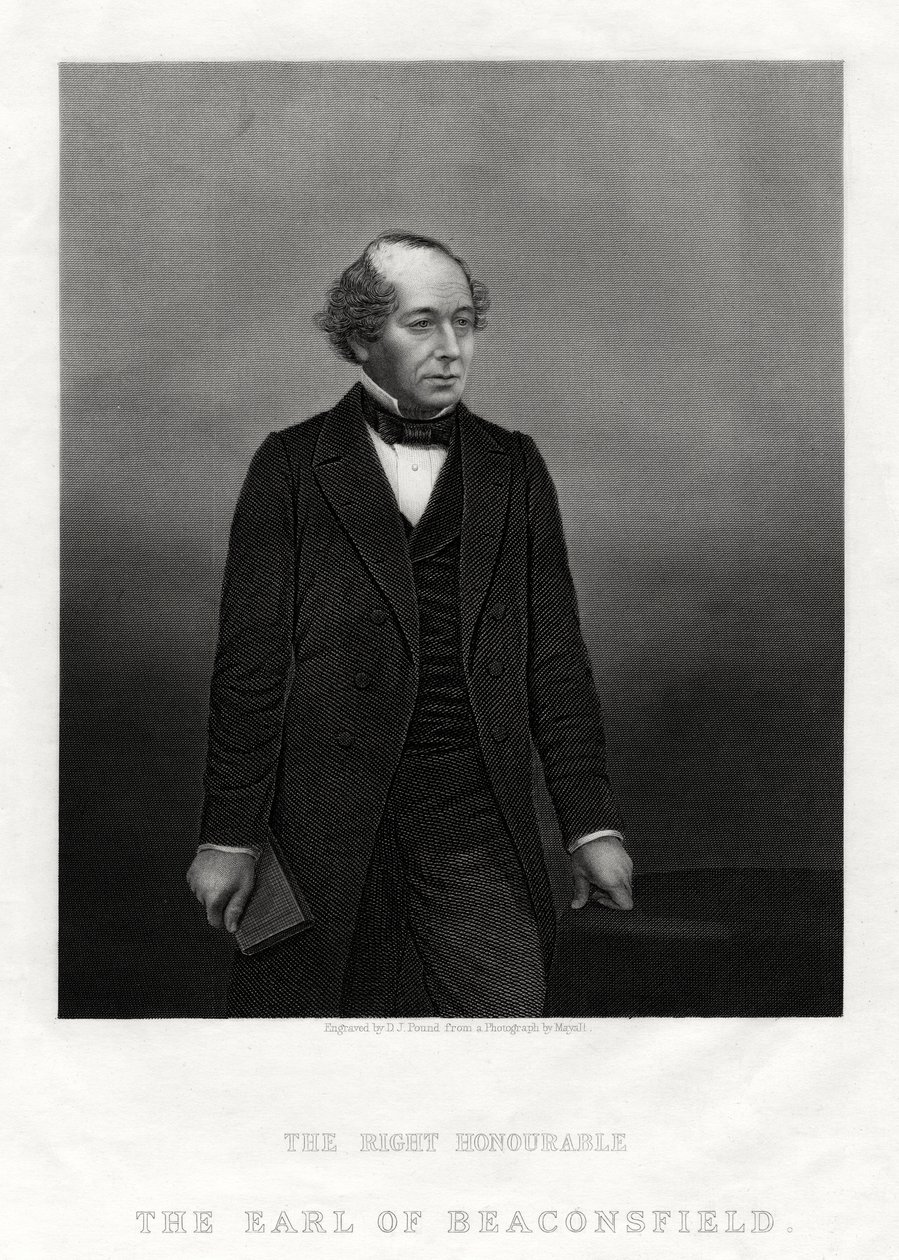 Benjamin Disraeli, jarl av Beaconsfield, statsminister, 1880 av Daniel John Pound