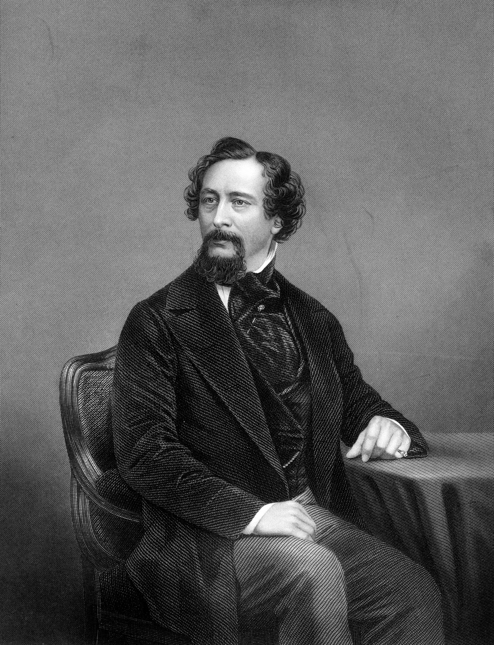 Charles Dickens, engelsk forfatter, 1800-tallet. av Daniel John Pound