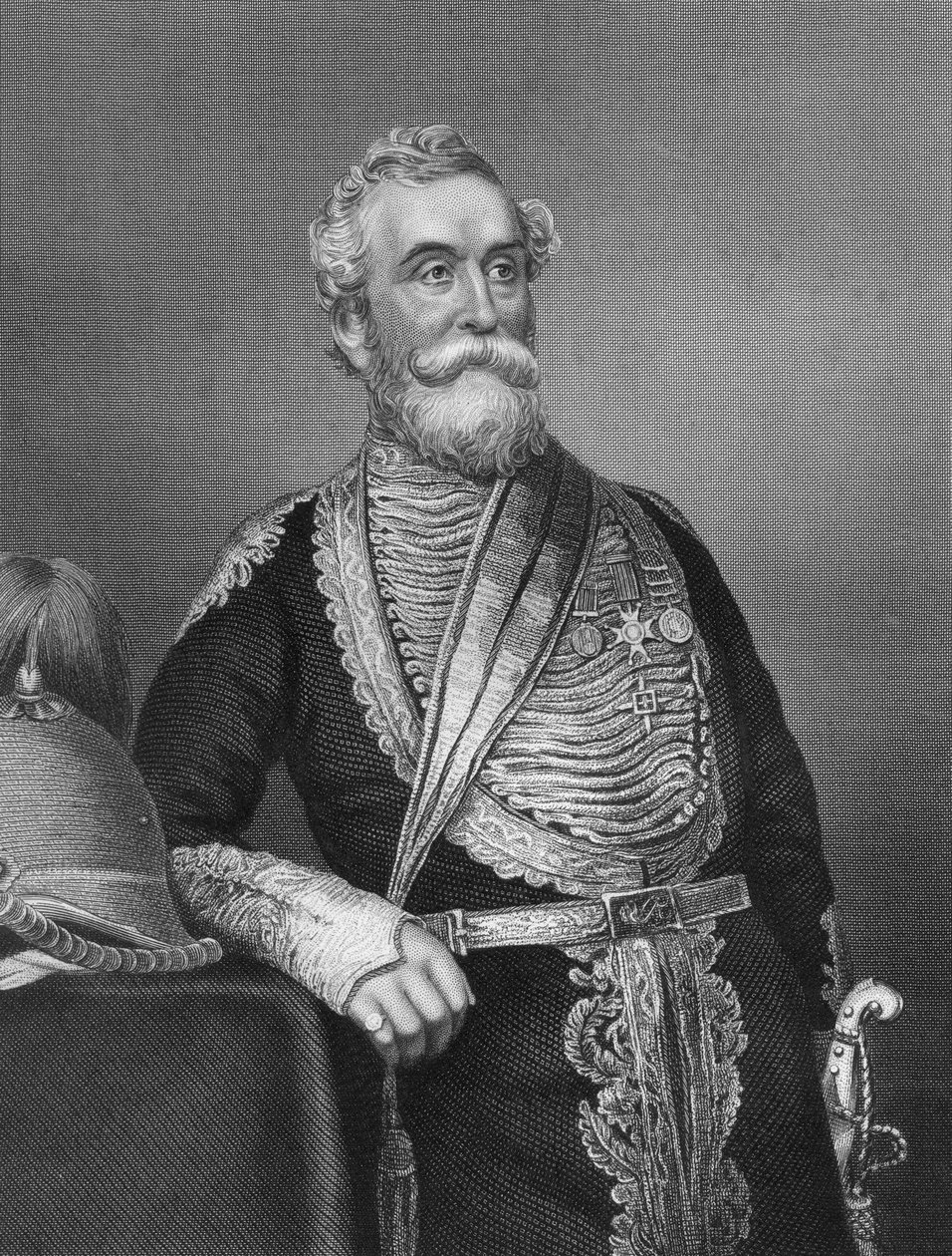 General Beatson, britisk soldat, 1857. av Daniel John Pound