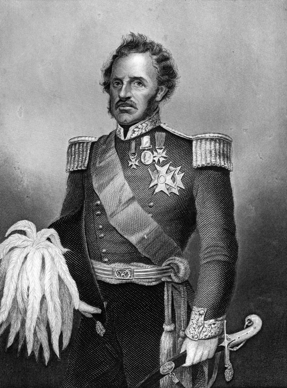 General Sir De Lacey Evans , britisk soldat, 1857 av Daniel John Pound