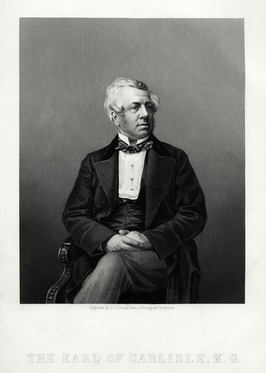 George William Frederick Howard, 7. jarl av Carlisle, britisk politiker og statsmann, c1880. av Daniel John Pound