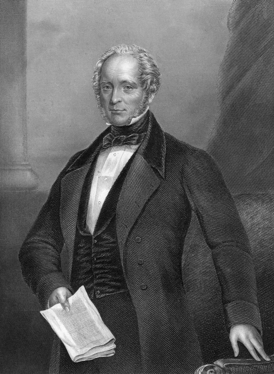 Henry John Temple 1784-1865, 3. Viscount Palmerston, britisk statsmann, 1857. av Daniel John Pound